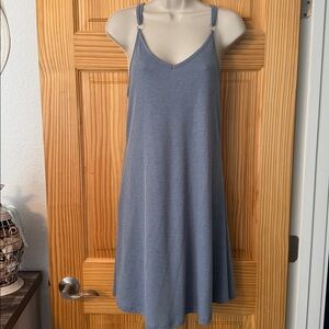 Topshop blue Ribbed Knit dress